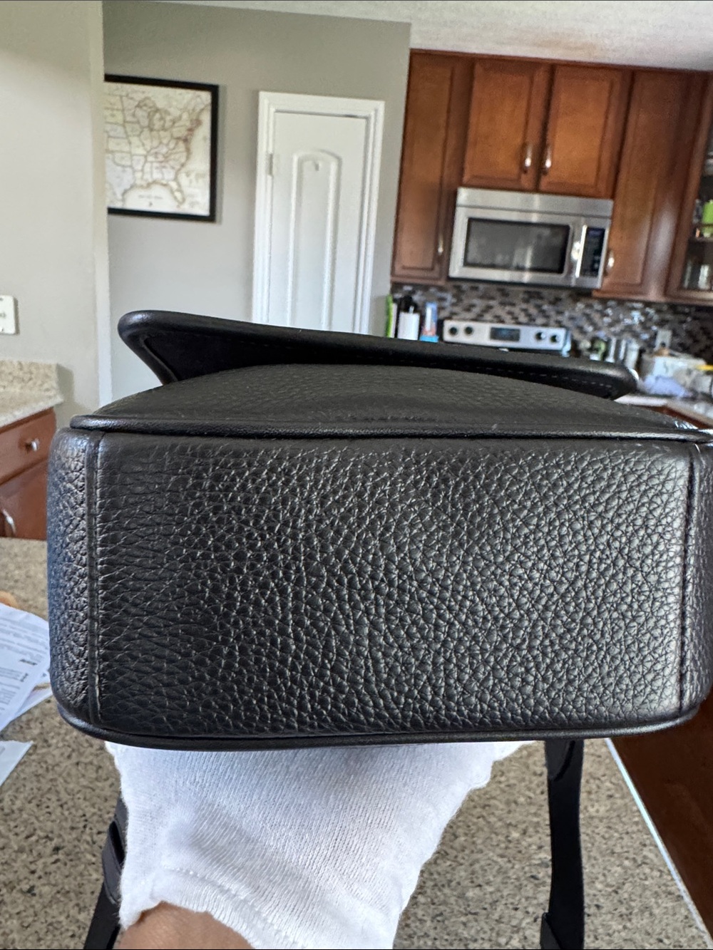 🖤Coach Black Pebbled Leather Messenger Crossbody - Coach EUC🖤 - Picture 16 of 17